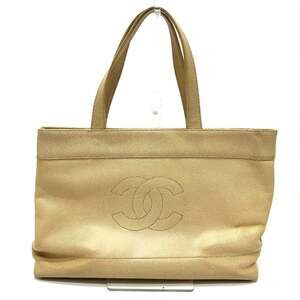 CHANEL Cream Tote Bag